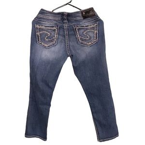 Silver Jeans, Suki Mid Capri, W26 / L22.5